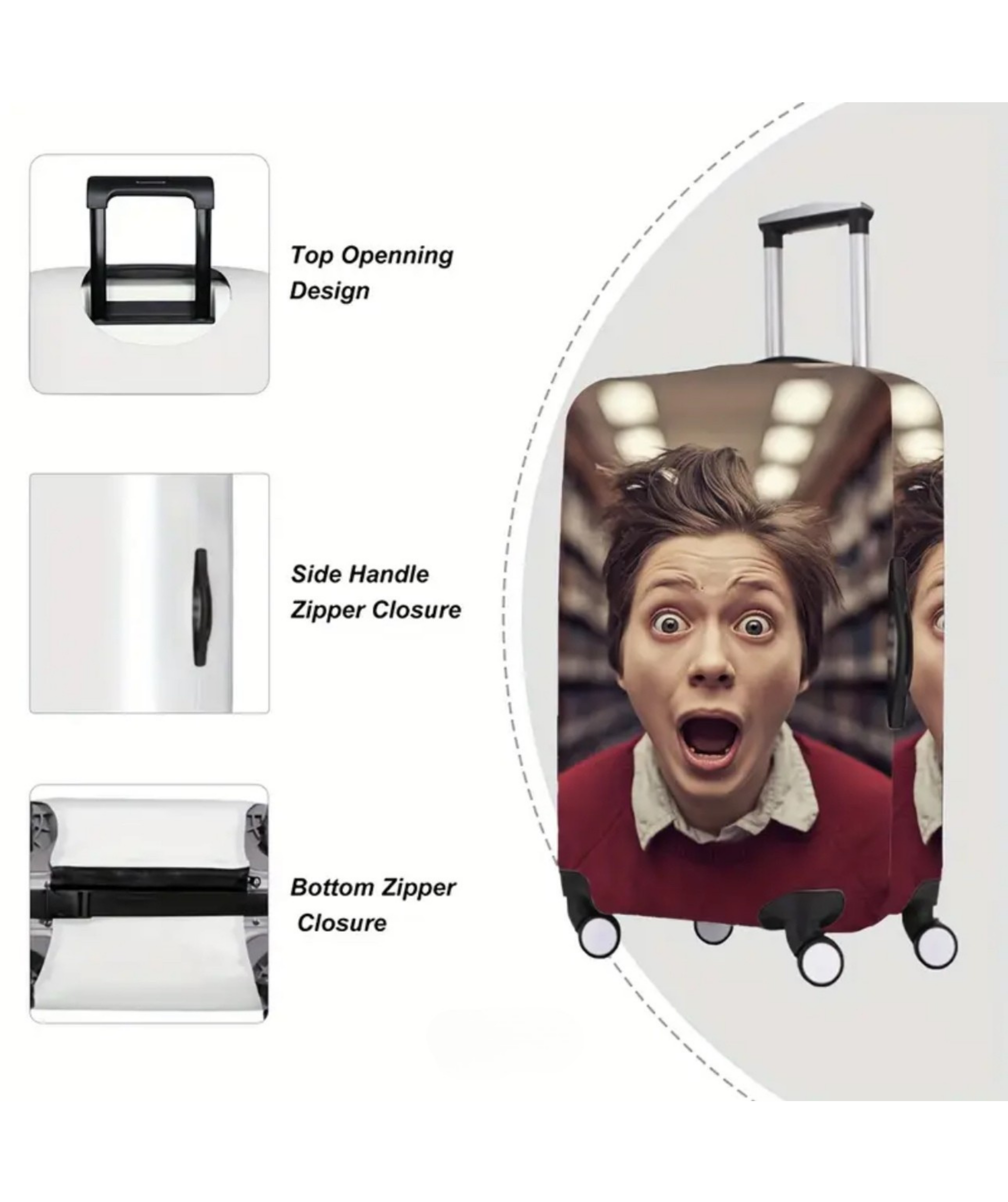 Personalized Luggage Cover- Photo Upload