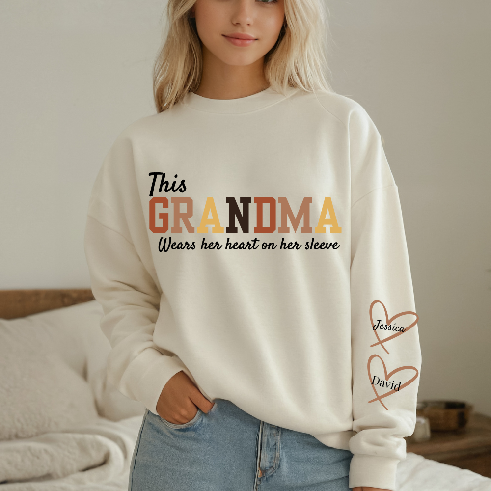 Personalized Grandma Sweatshirt