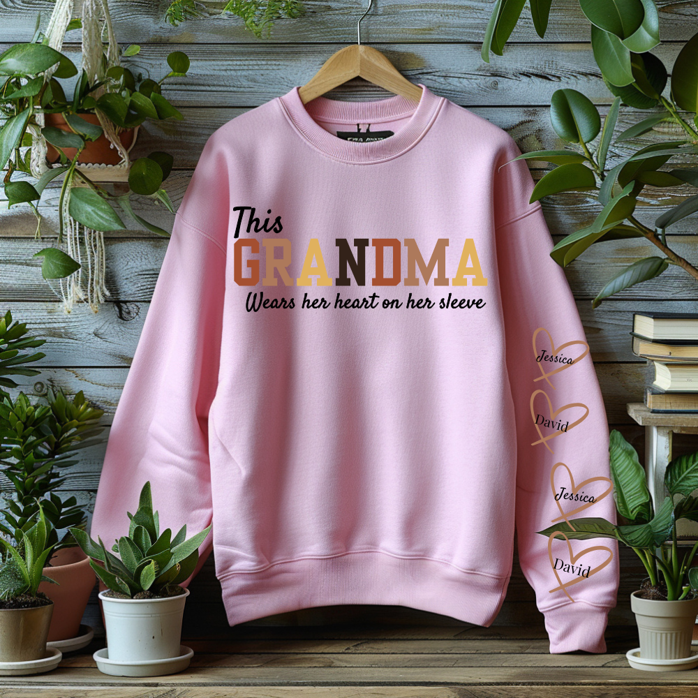 Personalized Grandma Sweatshirt