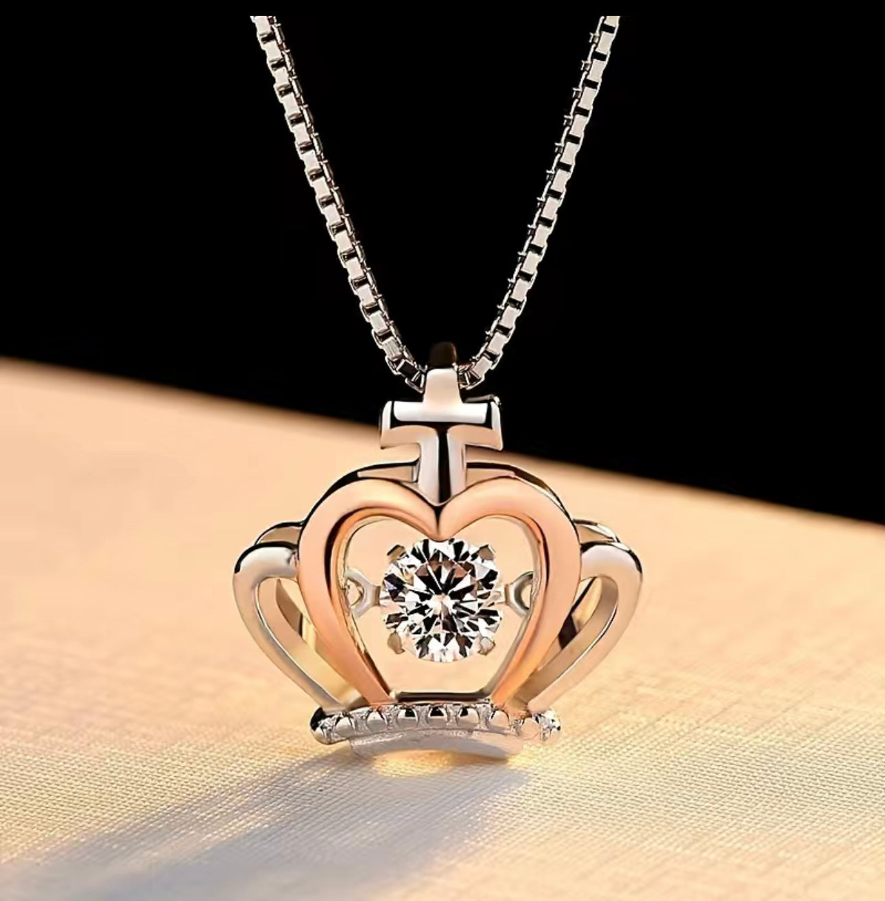 To my Daughter- Luxe Crown Neckalce