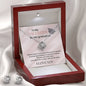 To my Daughter on her Graduation- Love Knot Necklace set