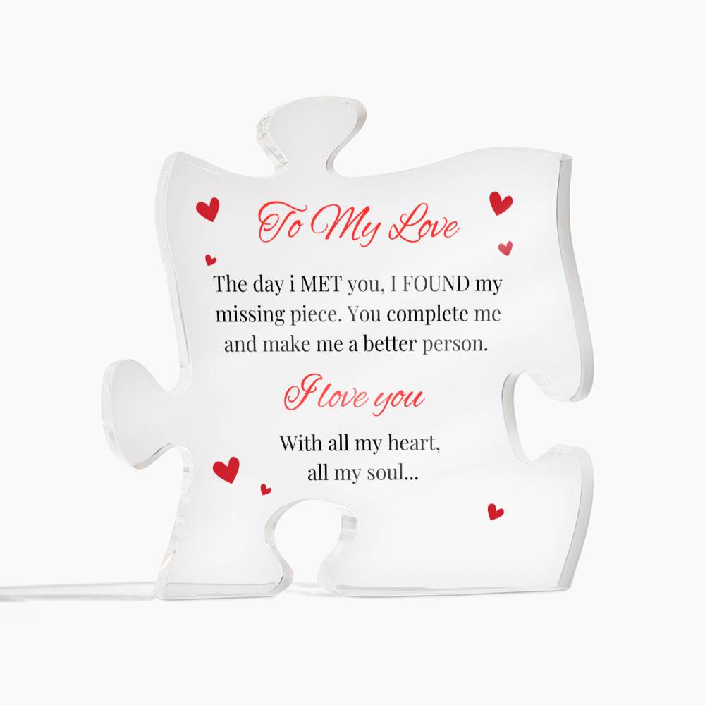To My Love Puzzle