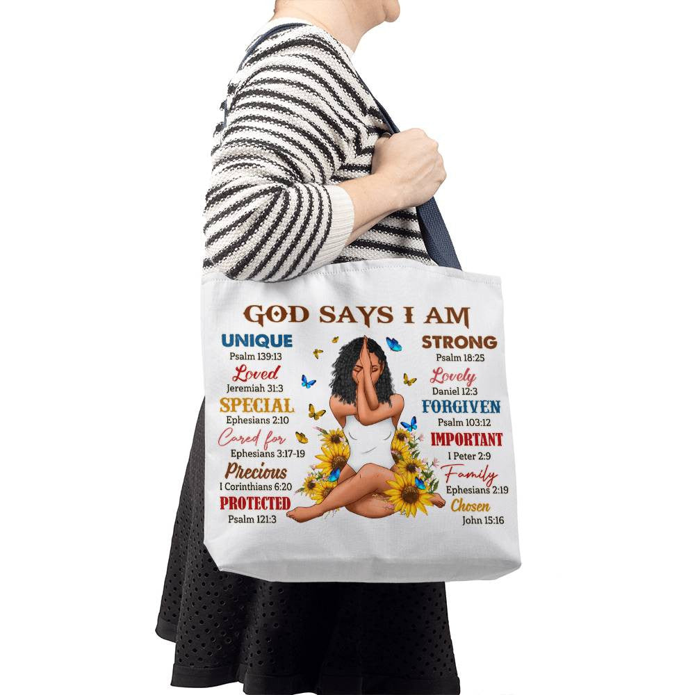 God Says I Am- Classic Tote Bag