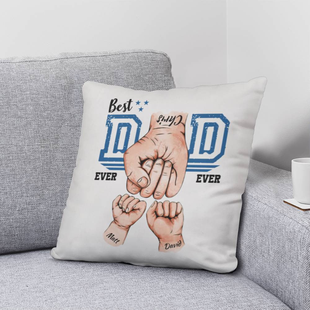 Best DAD EVER- Fist Bump- Classic Pillow