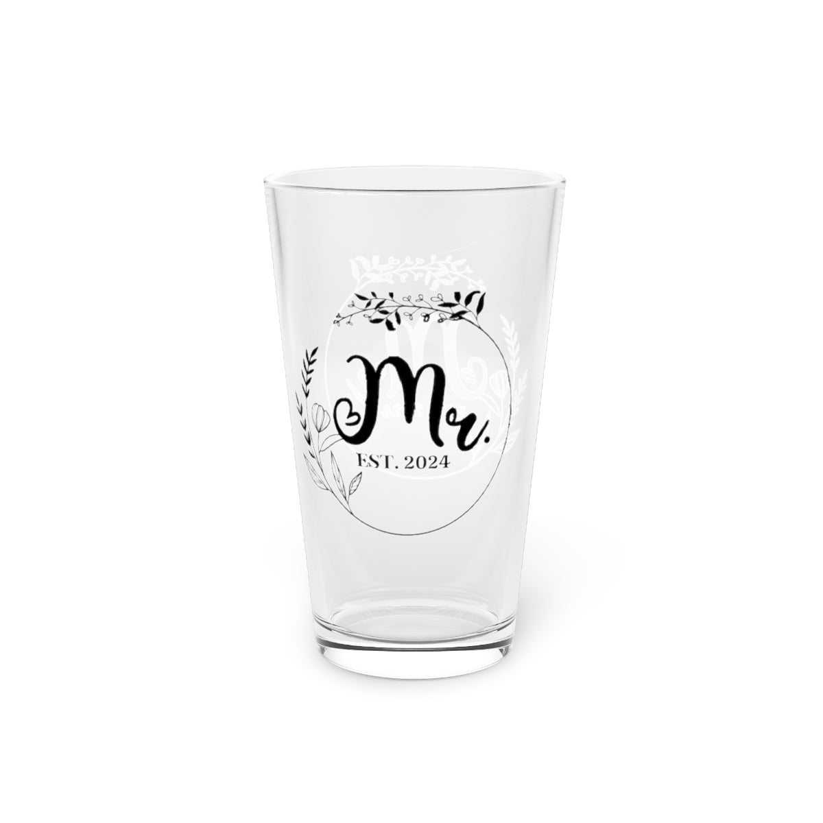 Wedding Glassware- Mr & Mrs