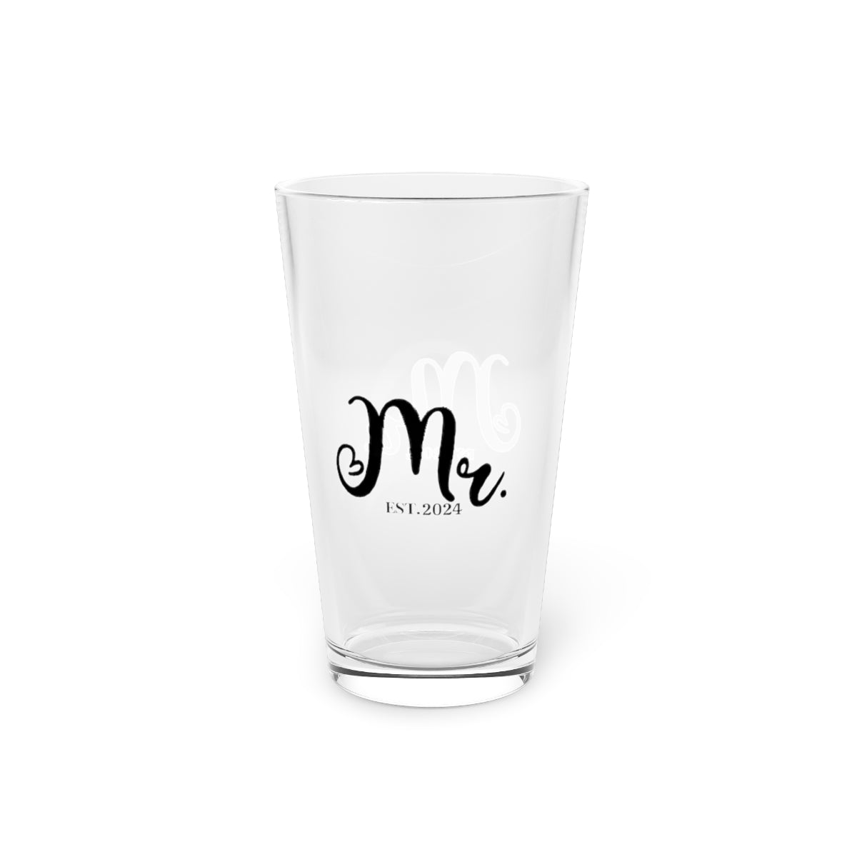 Wedding Glassware- Mr & Mrs