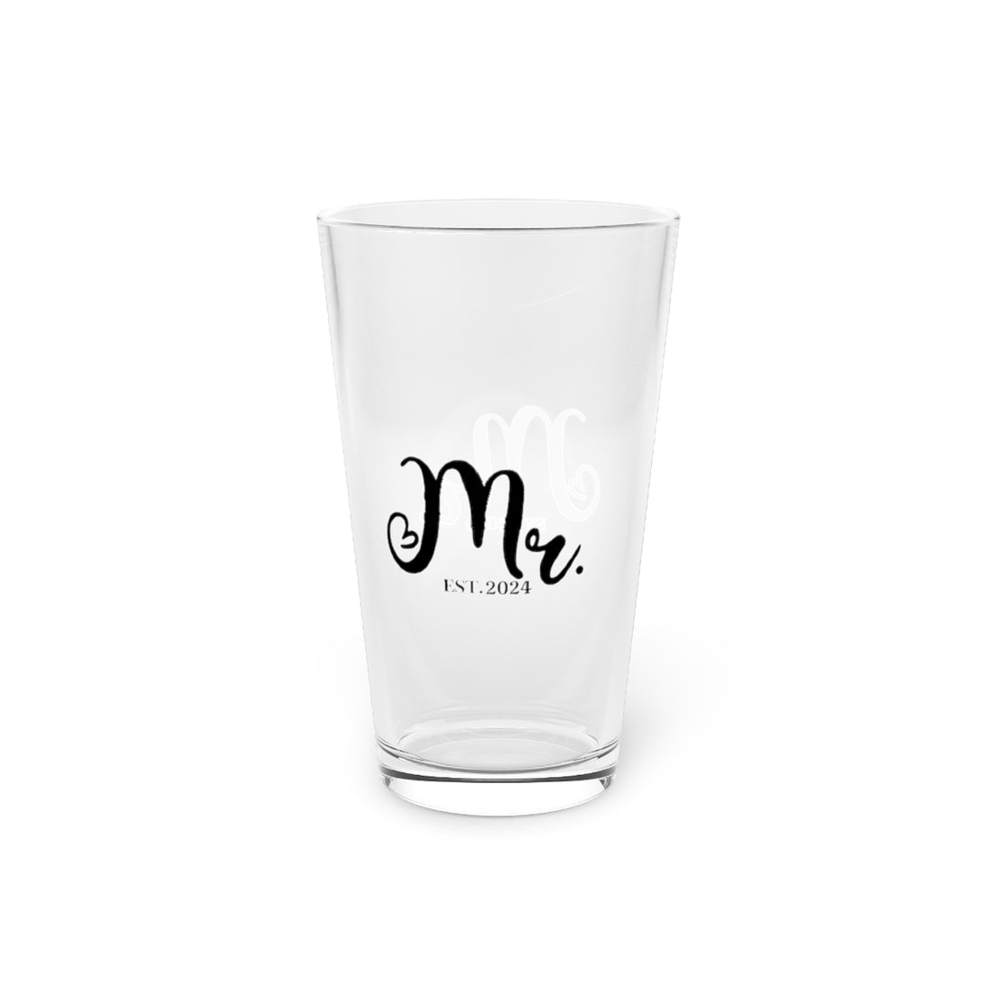 Wedding Glassware- Mr & Mrs