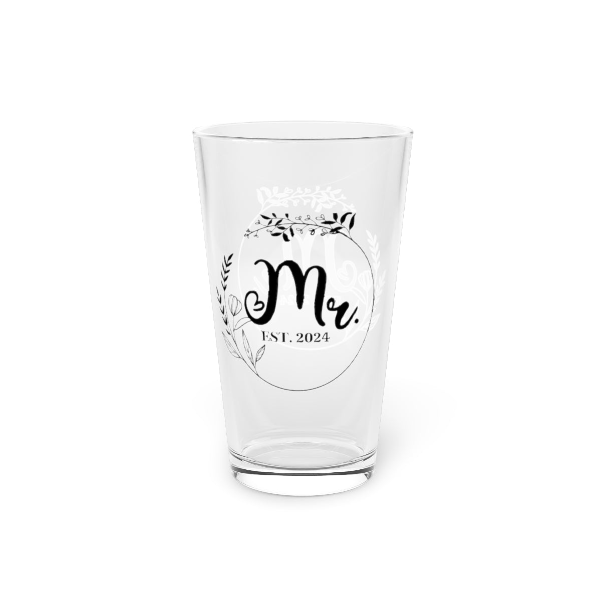 Wedding Glassware- Mr & Mrs