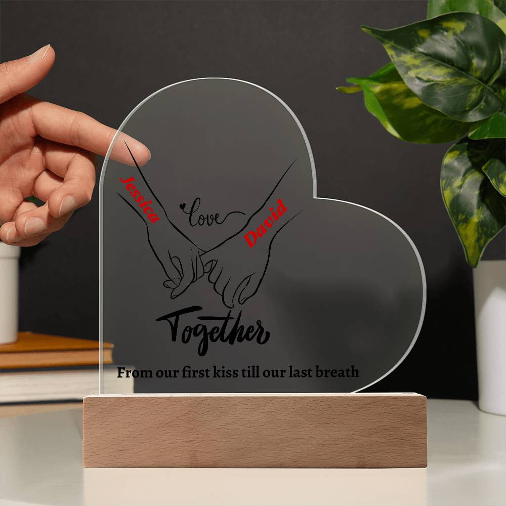 Couples Personalized Custom Acrylic Plaque