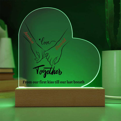 Couples Personalized Custom Acrylic Plaque