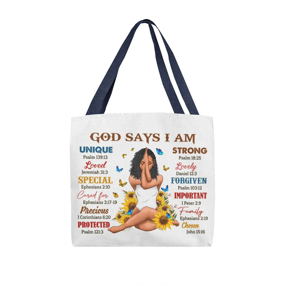 God Says I Am- Classic Tote Bag