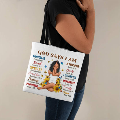 God Says I Am- Classic Tote Bag