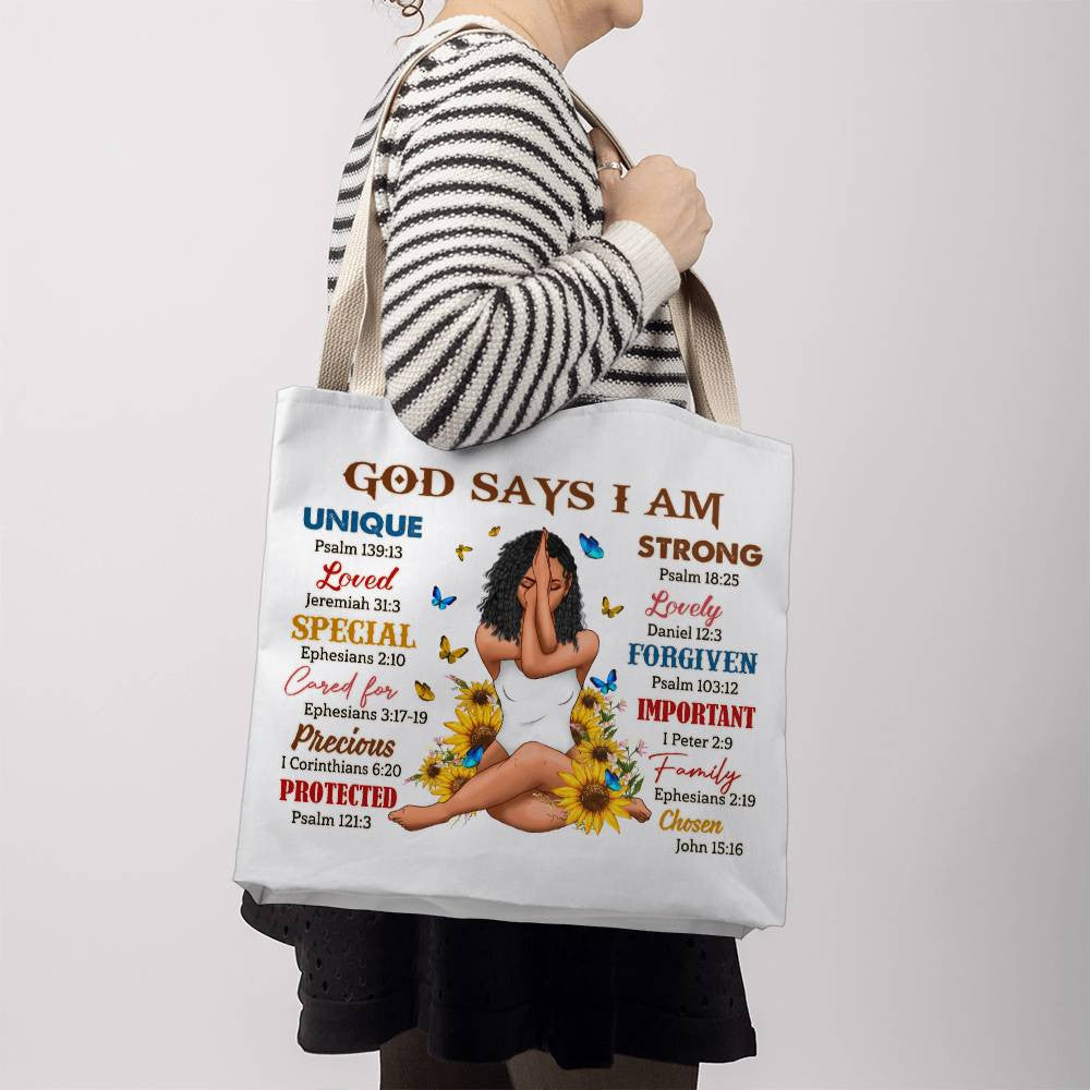 God Says I Am- Classic Tote Bag