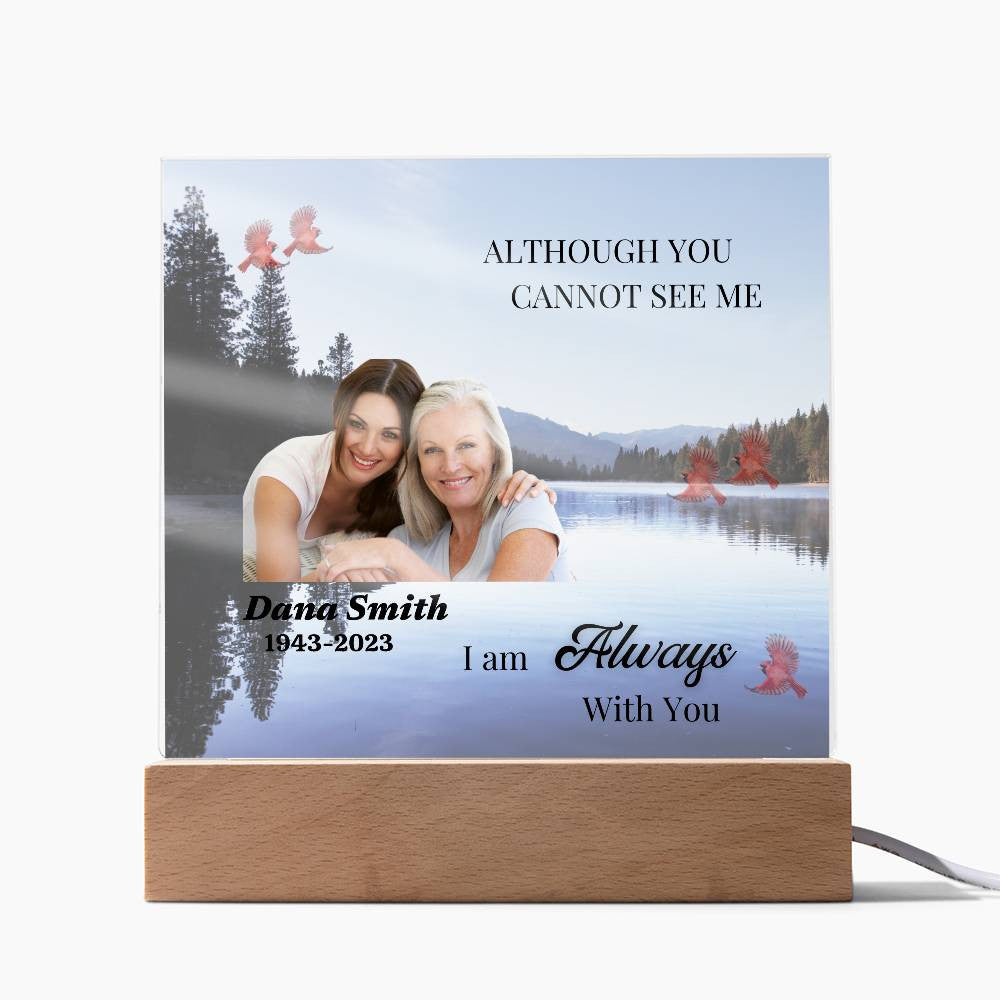 Personalized Memorial Acrylic Square Plaque