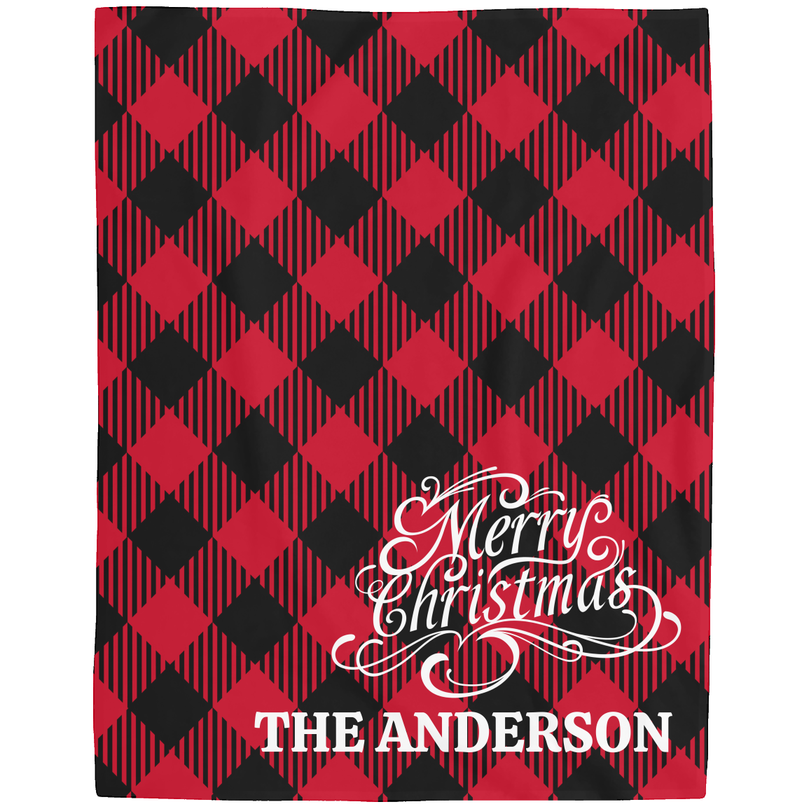 Personalized Christmas VPL Cozy Plush Fleece Blanket - Various Sizes