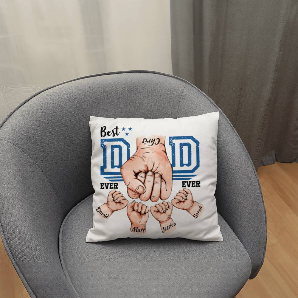 Best DAD EVER- Fist Bump- Classic Pillow