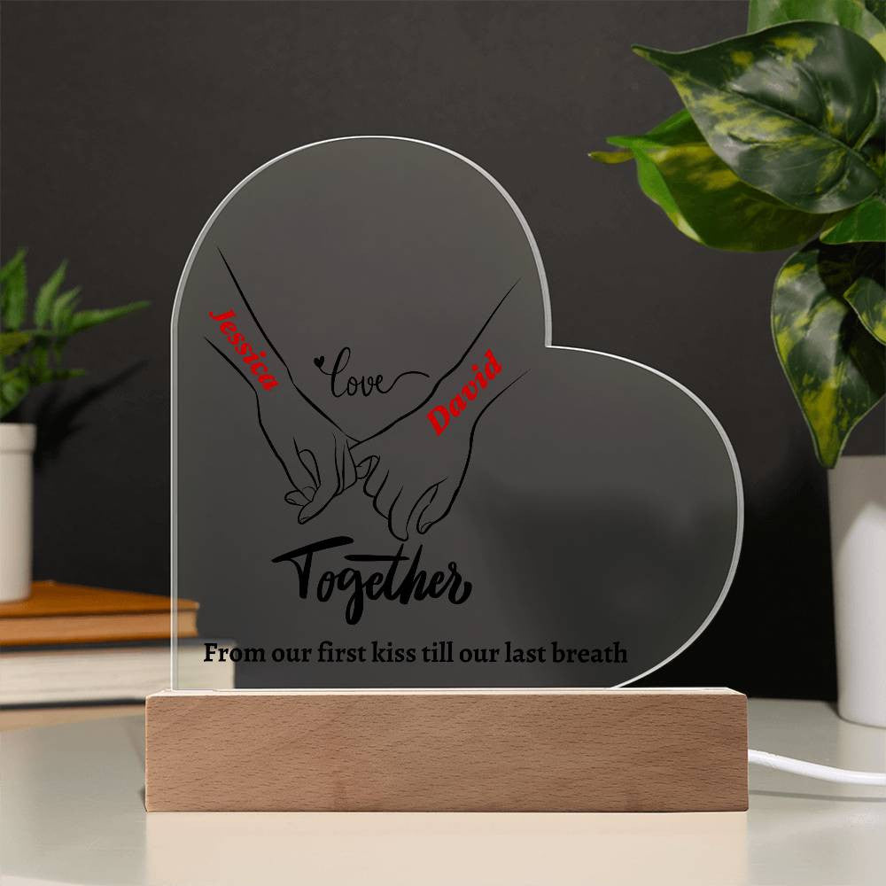 Couples Personalized Custom Acrylic Plaque