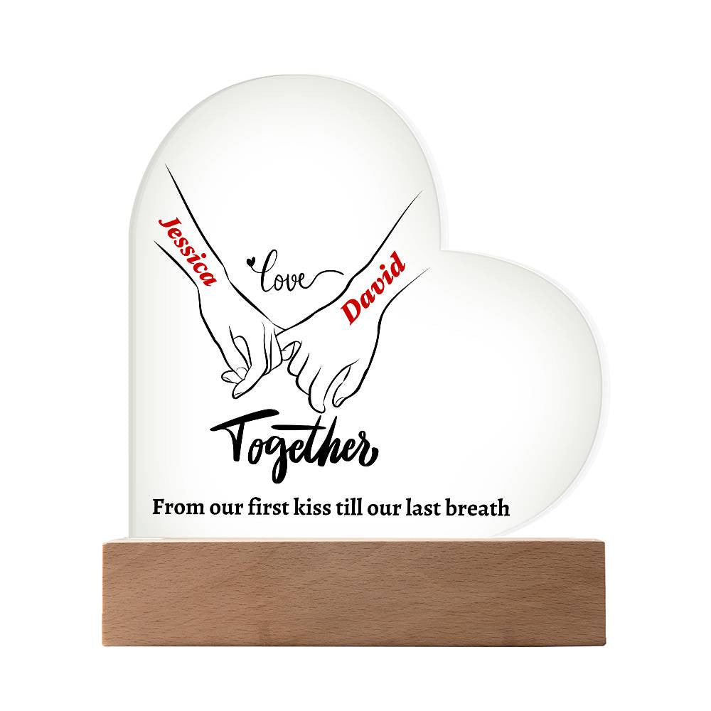 Couples Personalized Custom Acrylic Plaque