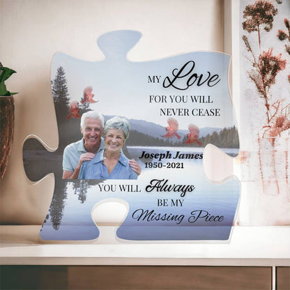 Personalized Acrylic Puzzle Plaque- Missing Piece