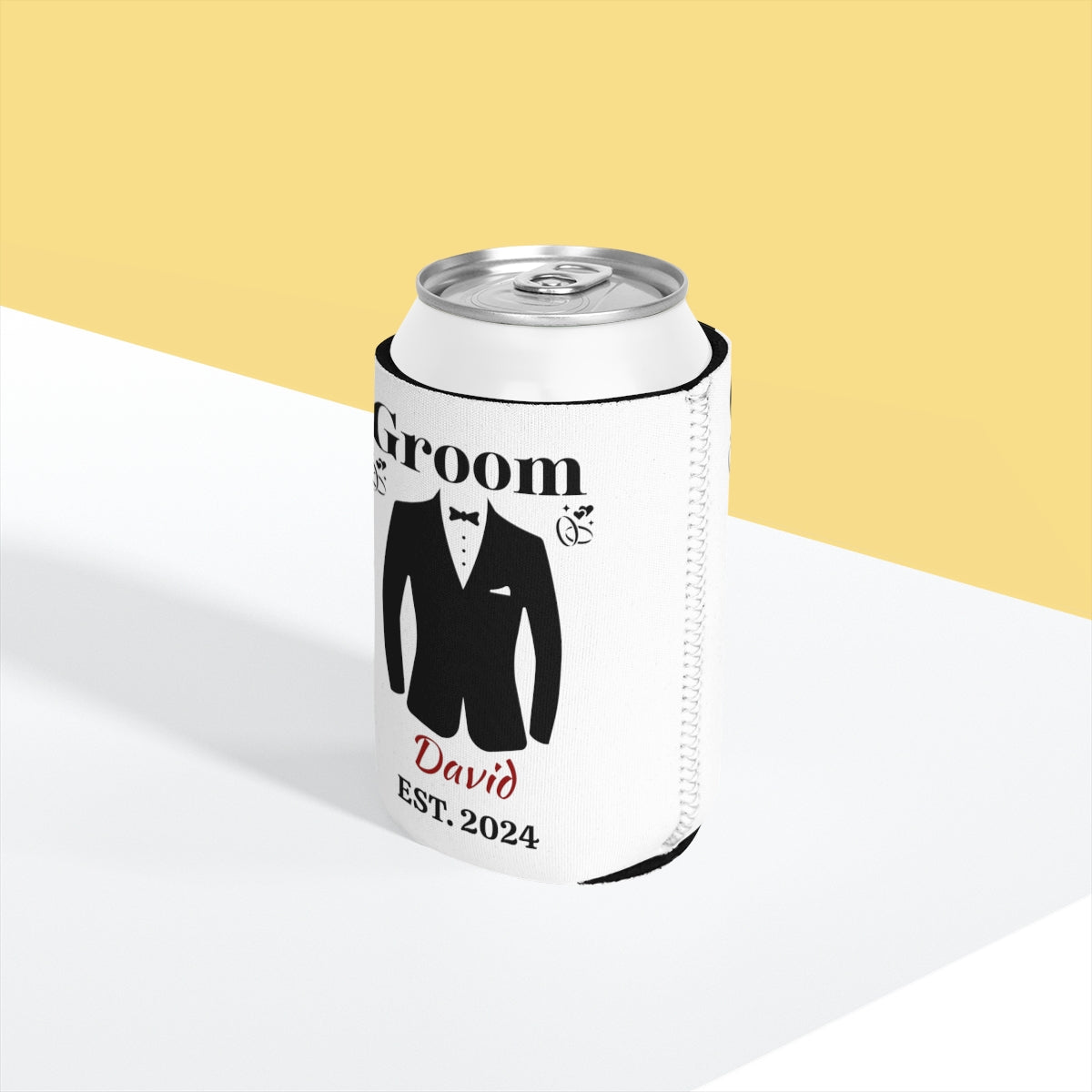 Groom Party Can Cooler Sleeve