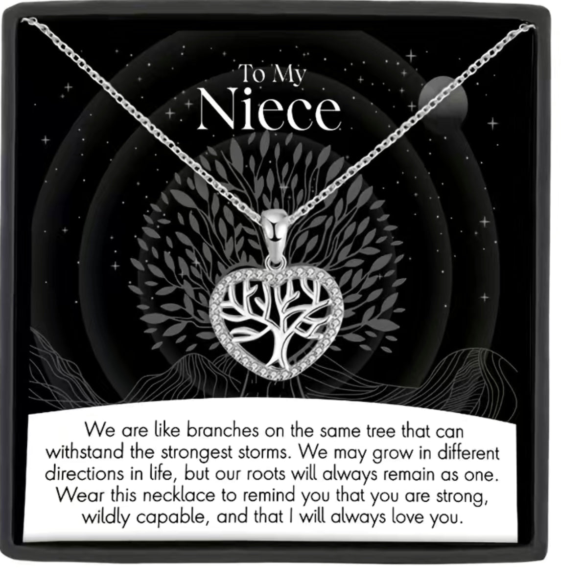 To my Niece-Branch Neckalce