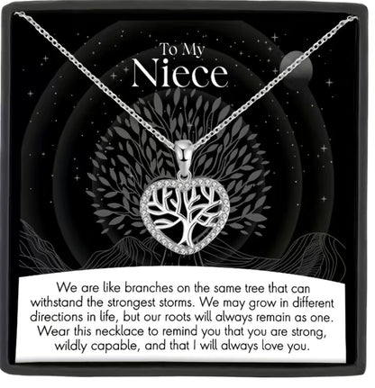 To my Niece-Branch Neckalce