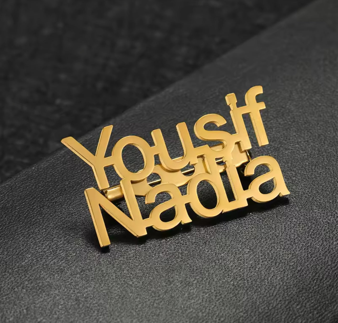 Custom Name Brooch/Lapel Pins