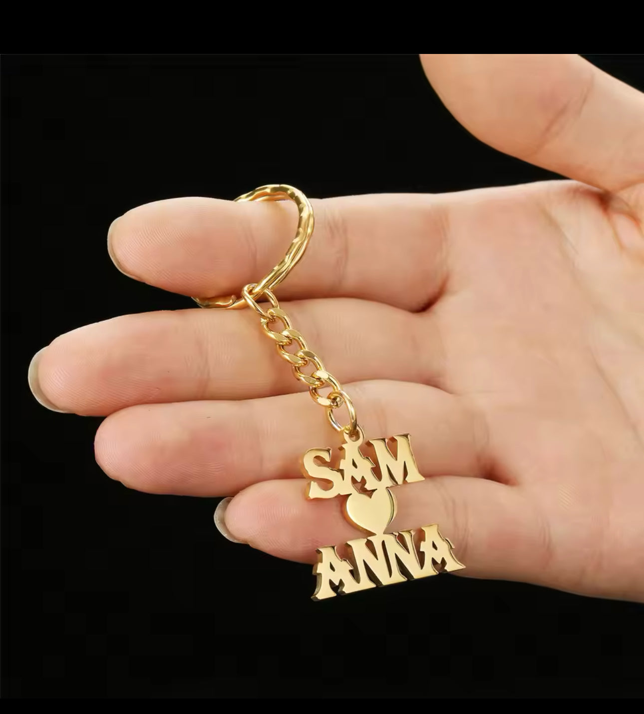 Family Tree Personalized Name Key Chain