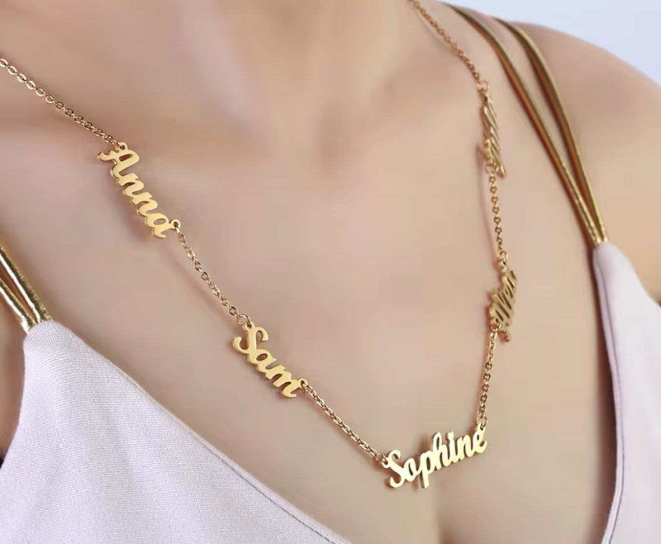 Multiple Name Personalized Necklace