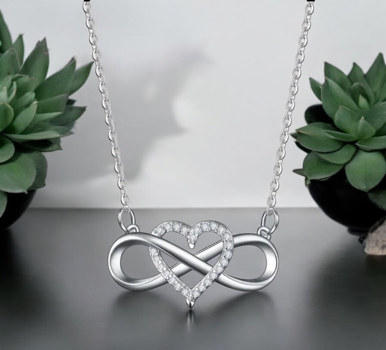 Eternal Love Infinity Heart Necklace