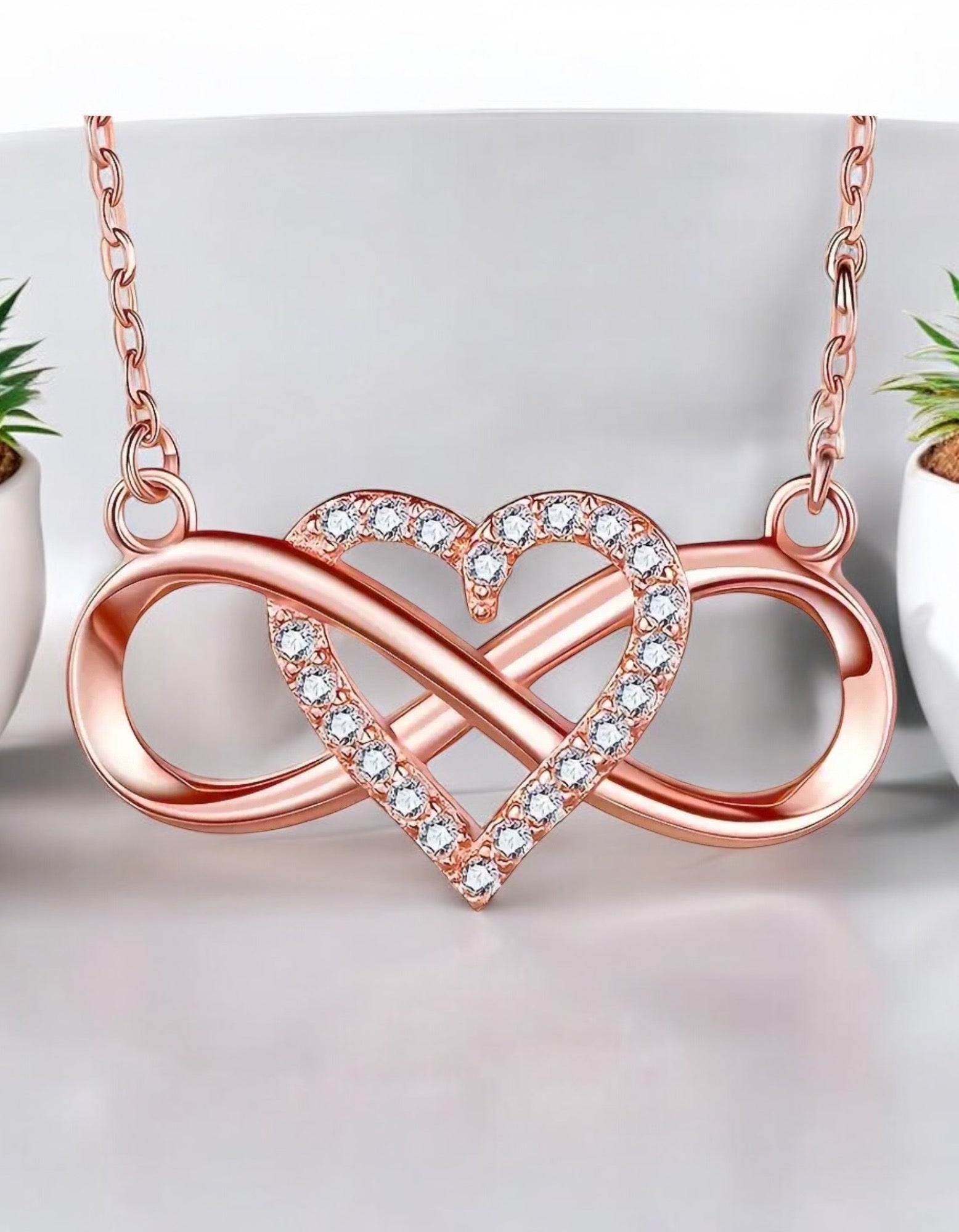 Eternal Love Infinity Heart Necklace