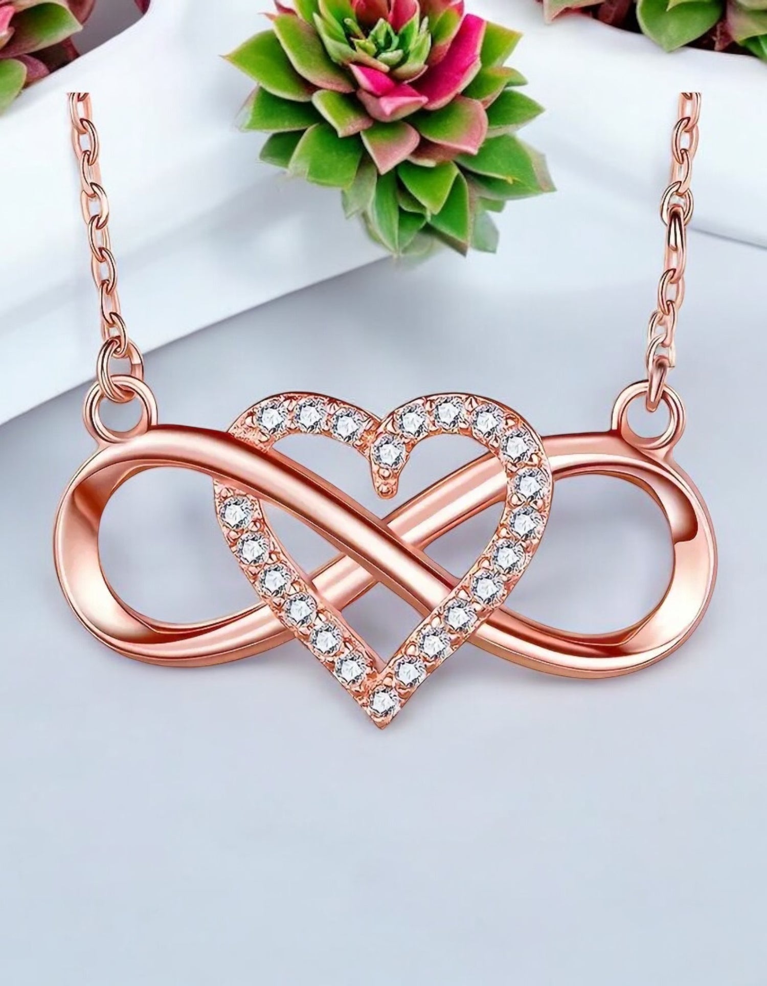 Eternal Love Infinity Heart Necklace