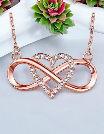 Eternal Love Infinity Heart Necklace