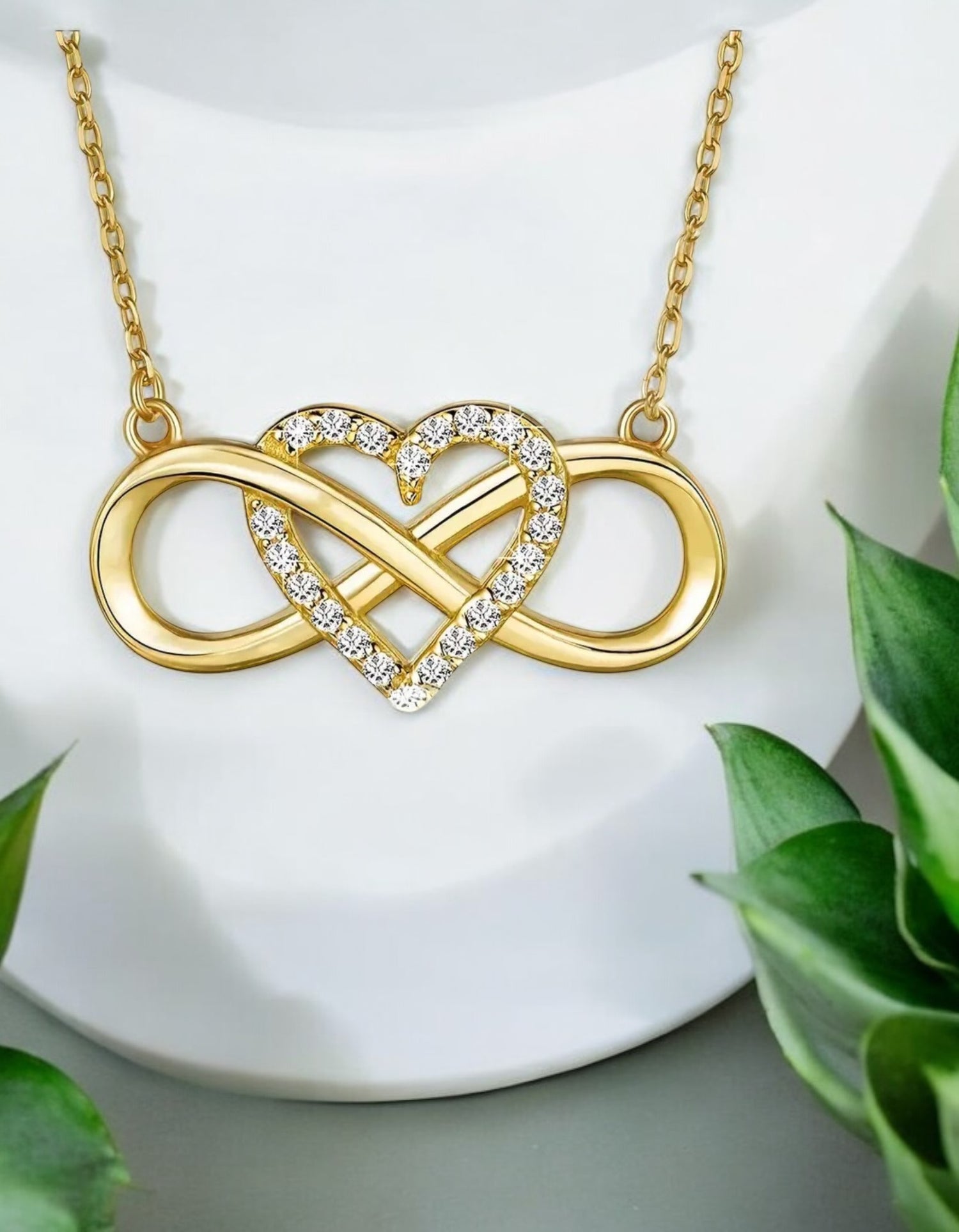 Eternal Love Infinity Heart Necklace