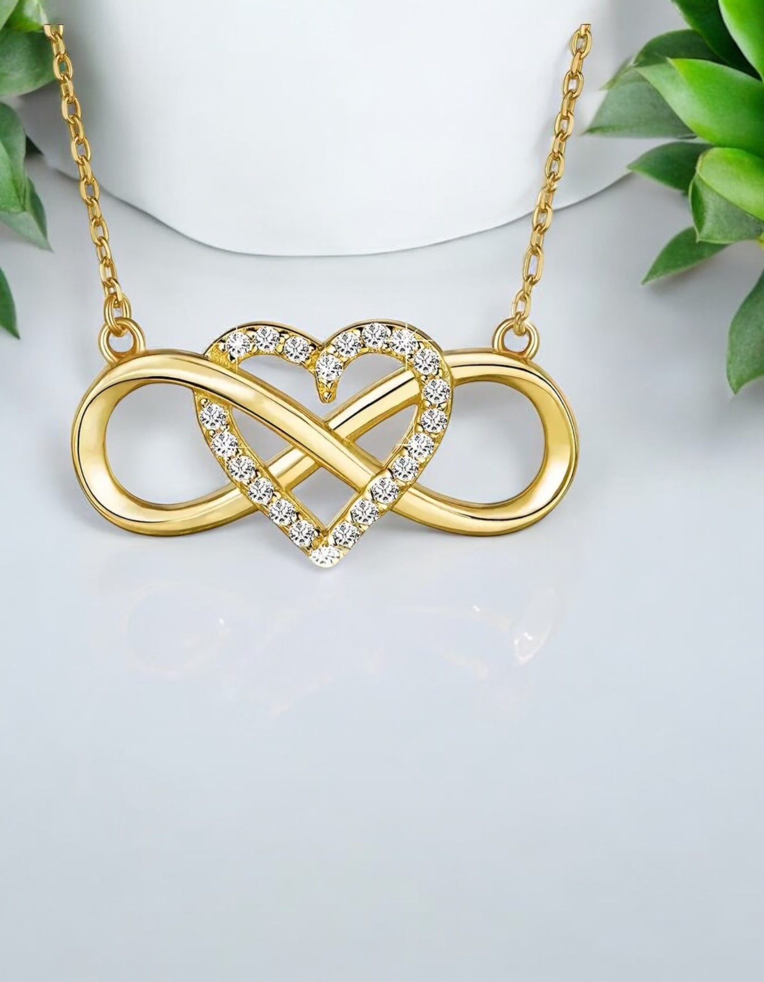 Eternal Love Infinity Heart Necklace