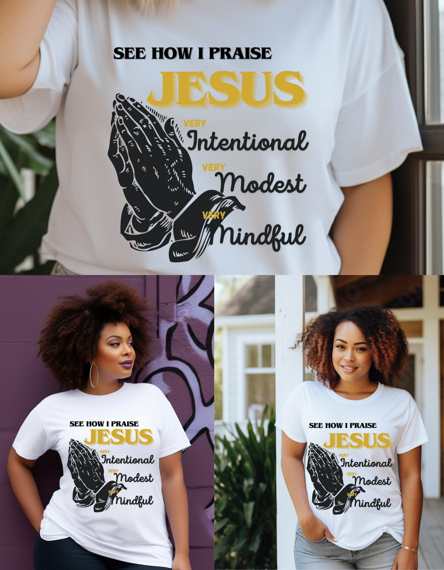 Praise JESUS- Unisex Jersey Short Sleeve Tee