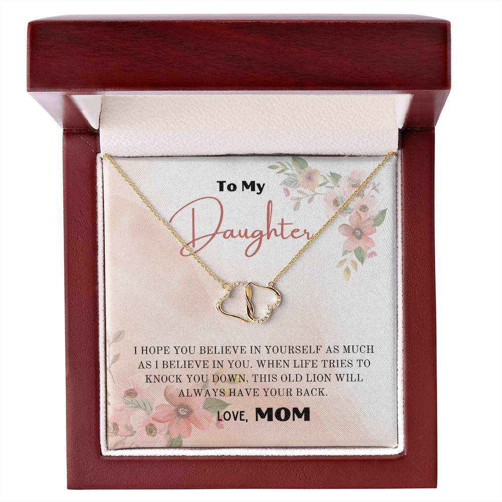 To My Daughter- Everlasting Love Necklace