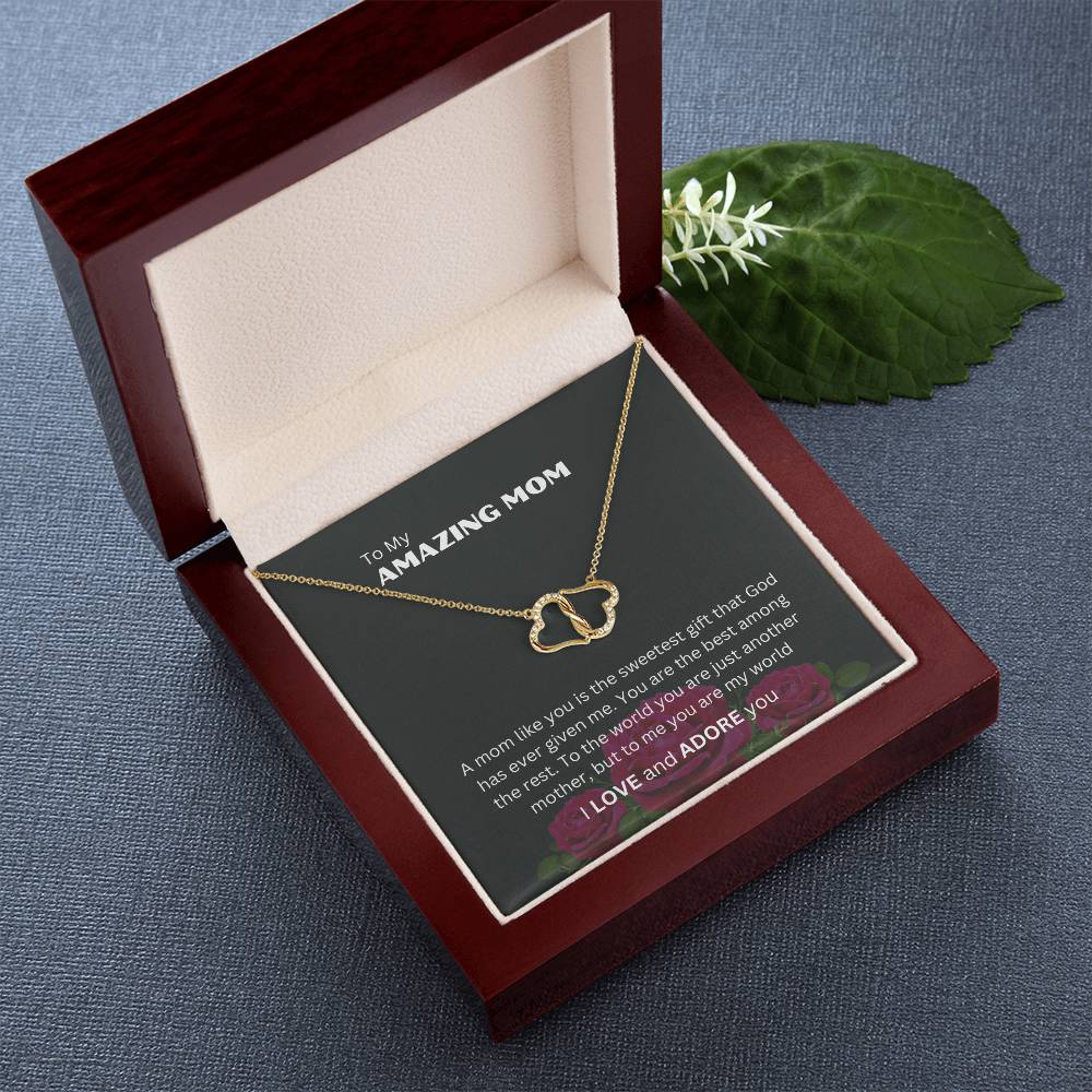 To My Amazing Mom- Everlasting Love Necklace