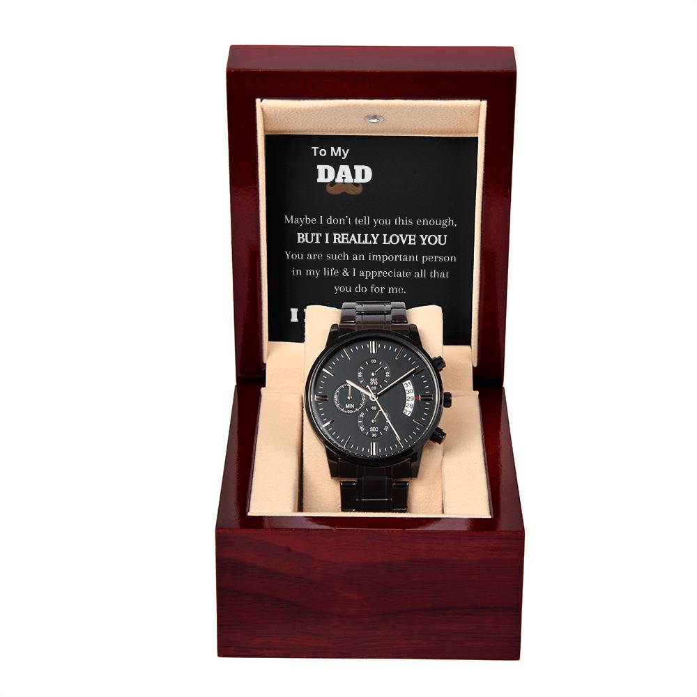 To My Dad- Chronography Watch