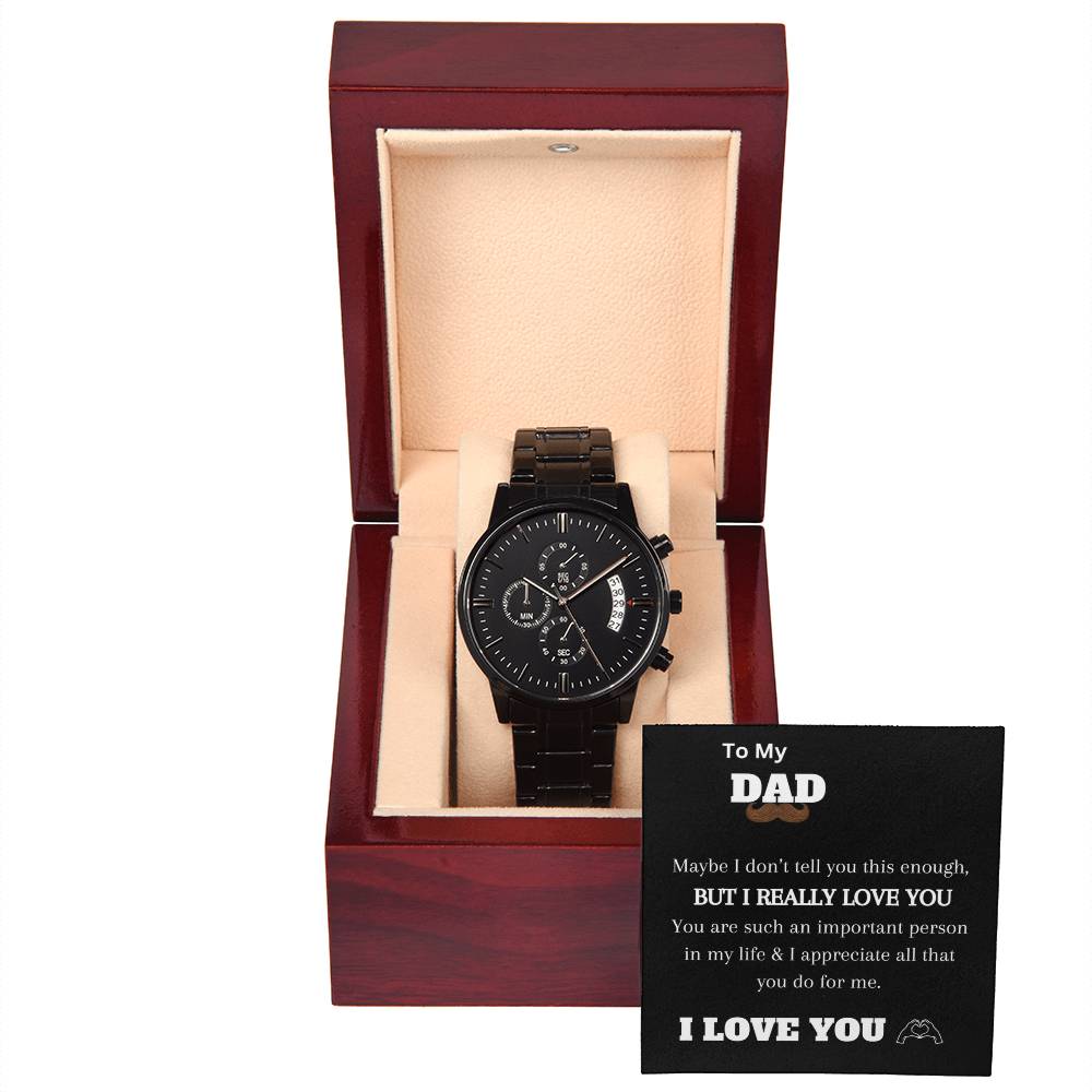 To My Dad- Chronography Watch