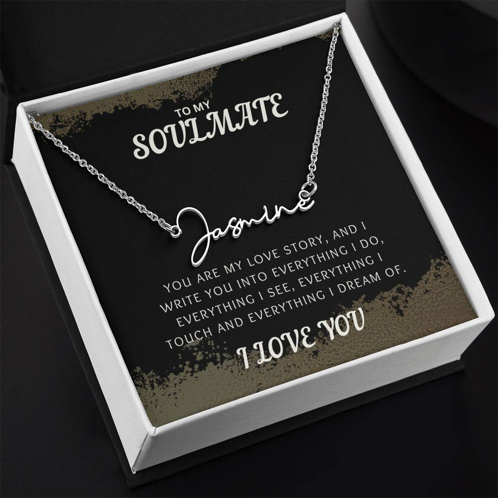 To My Soulmate- Personalized Name