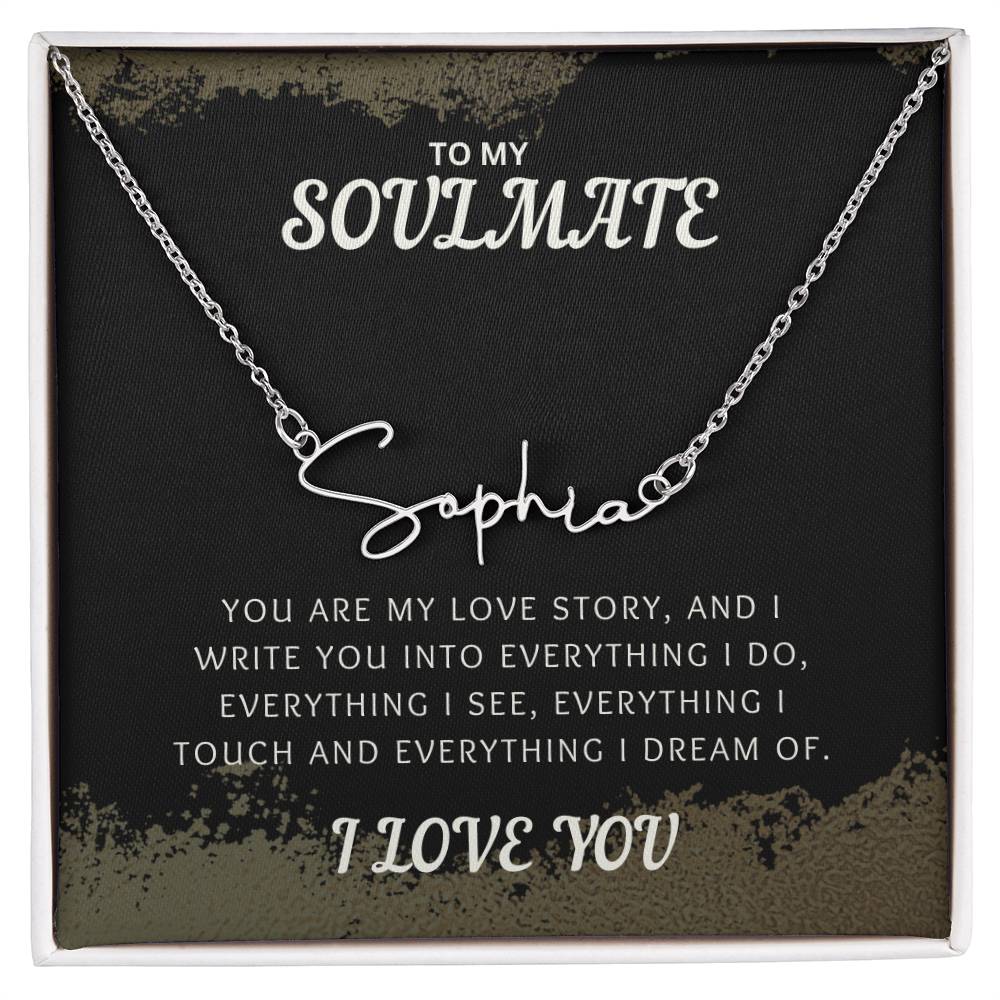 To My Soulmate- Personalized Name