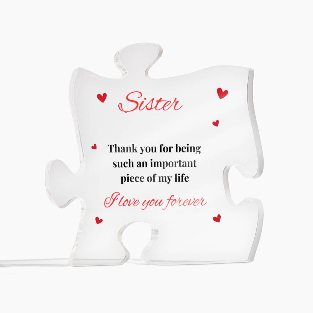 To my Sister- Puzzle