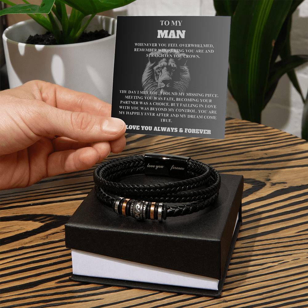 To My Man- Bracelet Set