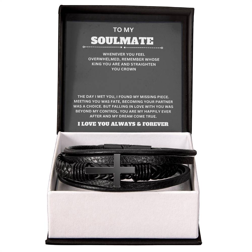 To My Soulmate- Men Bracelet