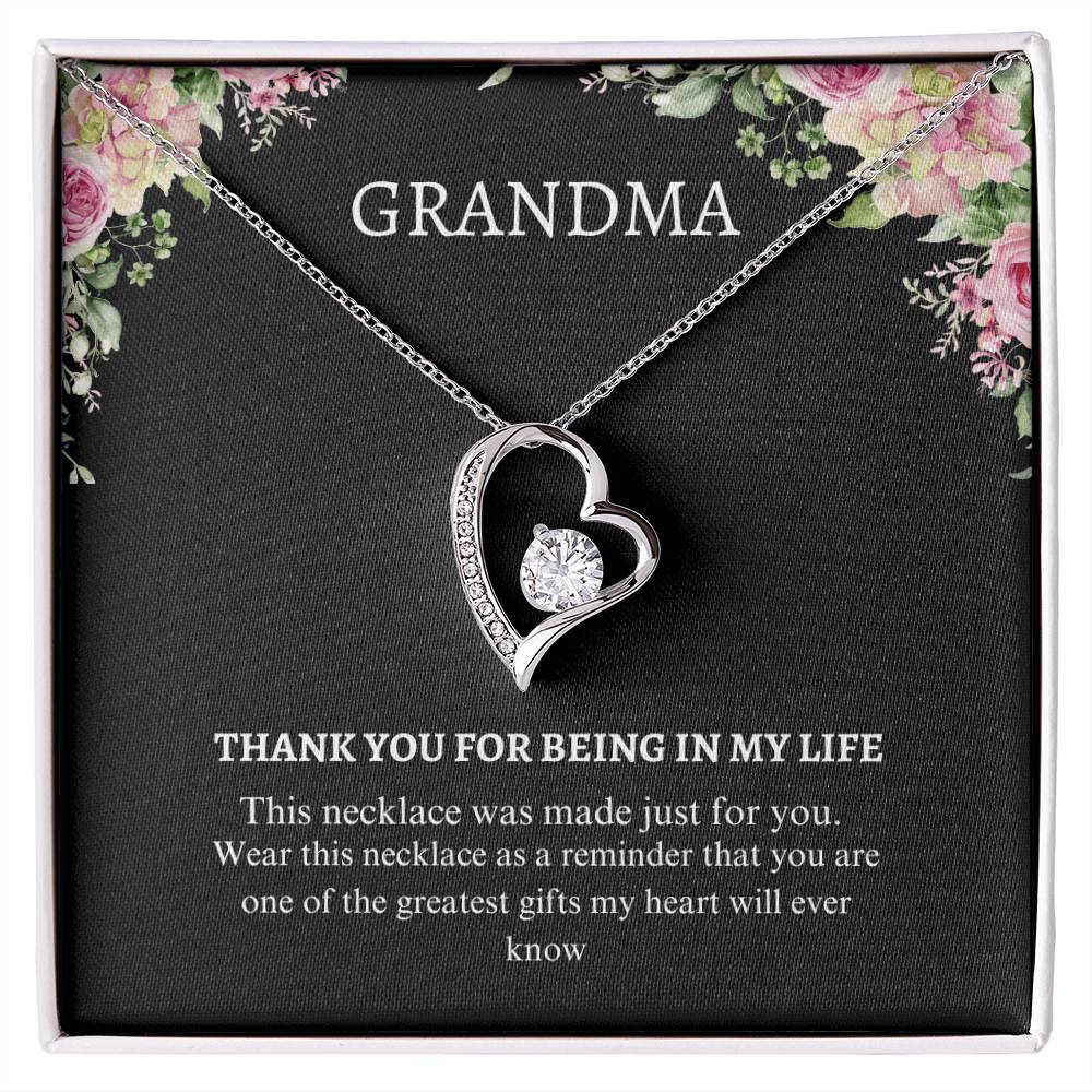 To My Grandma- Forever Love Necklace