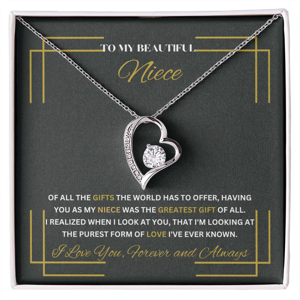 To My Niece- Forever Love Necklace