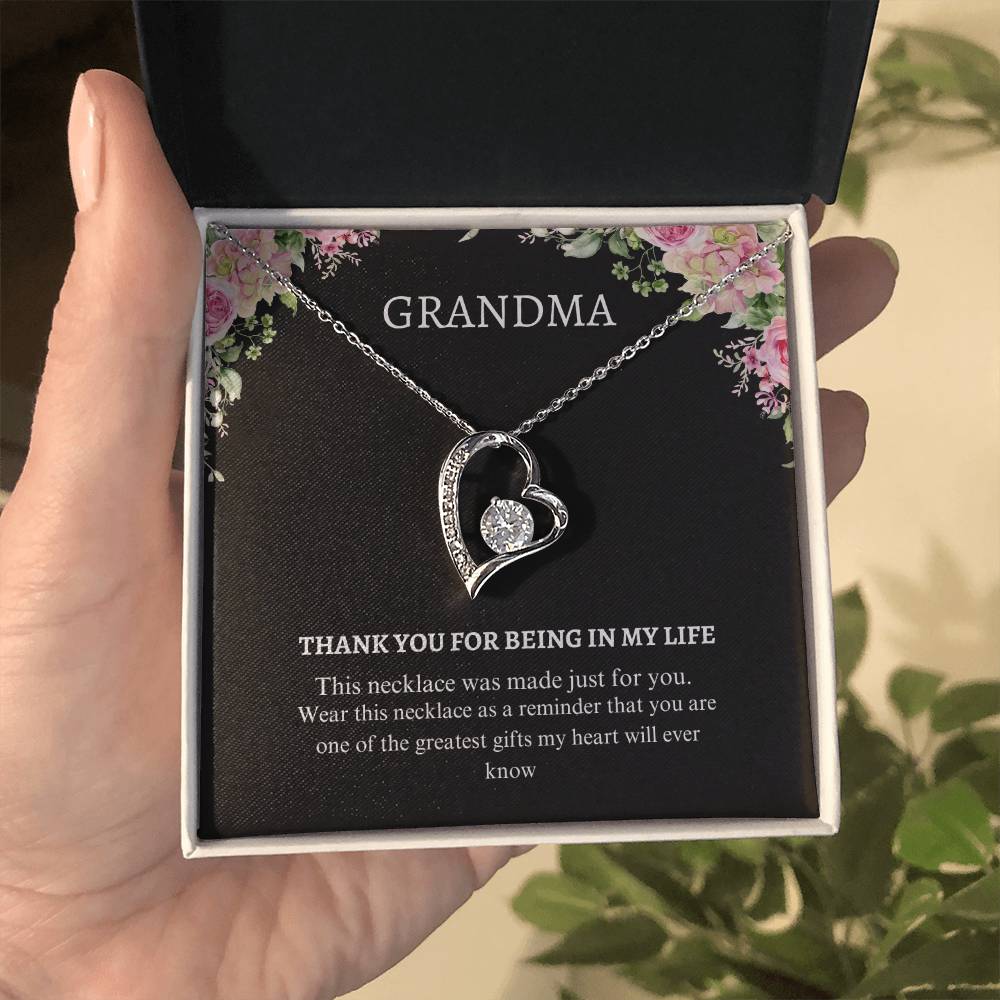 To My Grandma- Forever Love Necklace