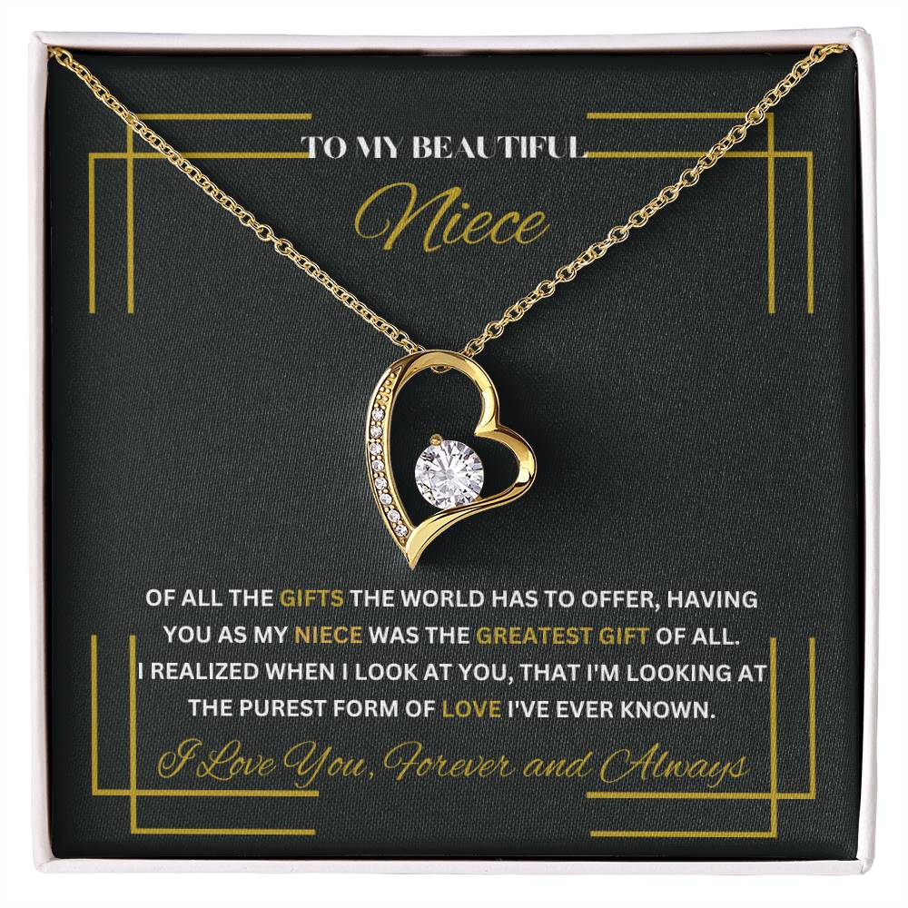 To My Niece- Forever Love Necklace