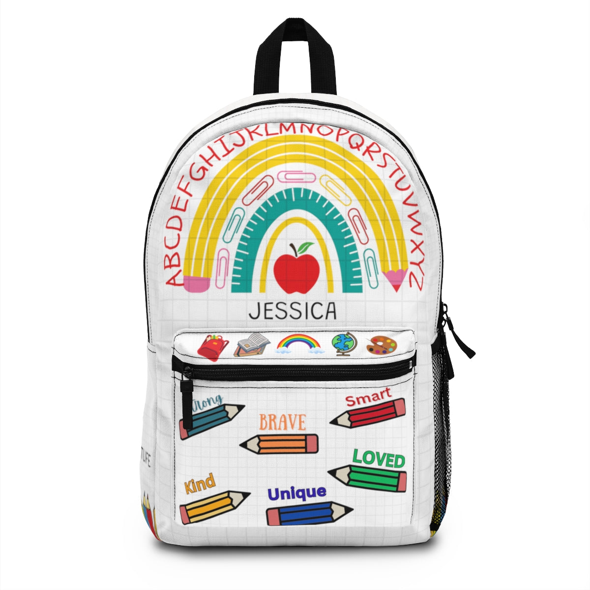 Personalized Kids School Backpack Lunch Bag Pencil Case